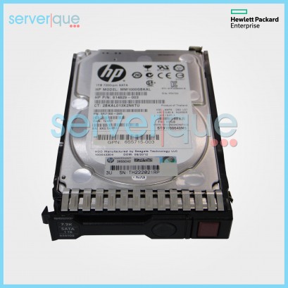 614829-003 HP 1TB 6G 7.2K 2.5-Inch SATA  SFF w/ Smart Carrier Hard Drive